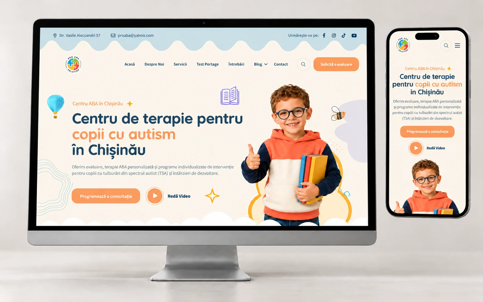 Предпросмотр сайта autism.md
